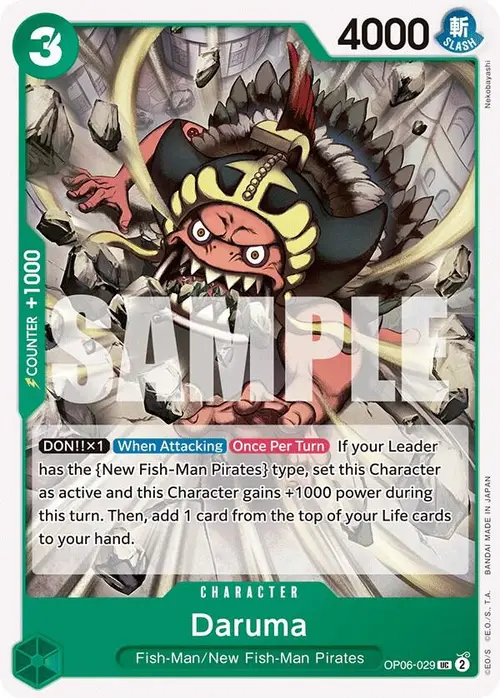 Daruma card art