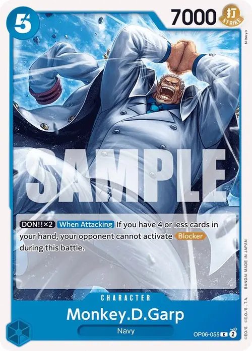 Monkey.D.Garp card art