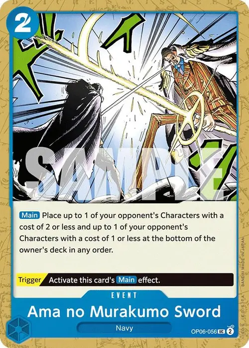Ama no Murakumo Sword card art