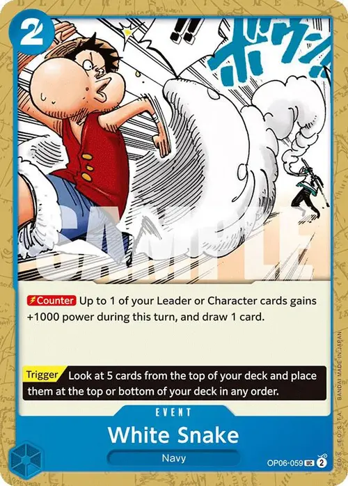 White Snake card art