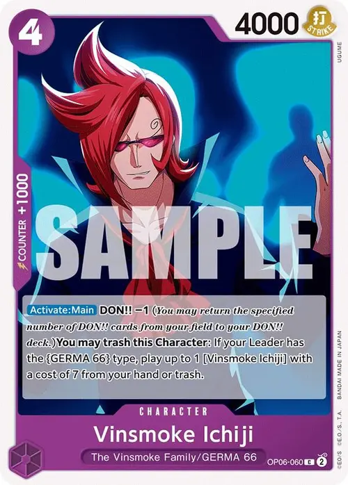 Vinsmoke Ichiji (060) card art