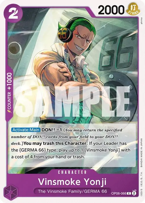 Vinsmoke Yonji (066) card art