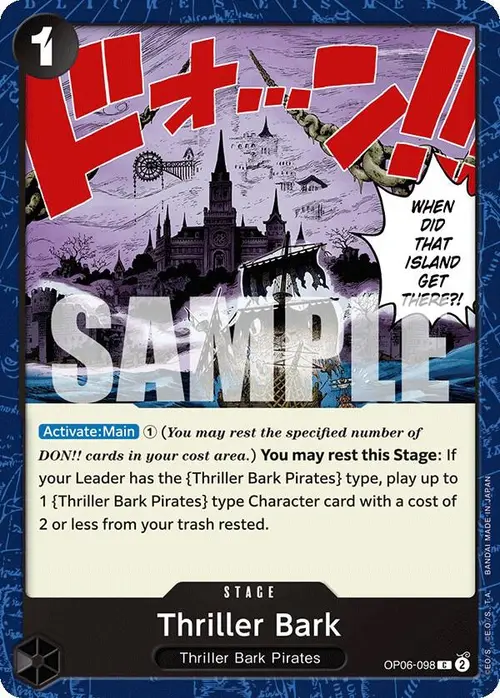 Thriller Bark card art