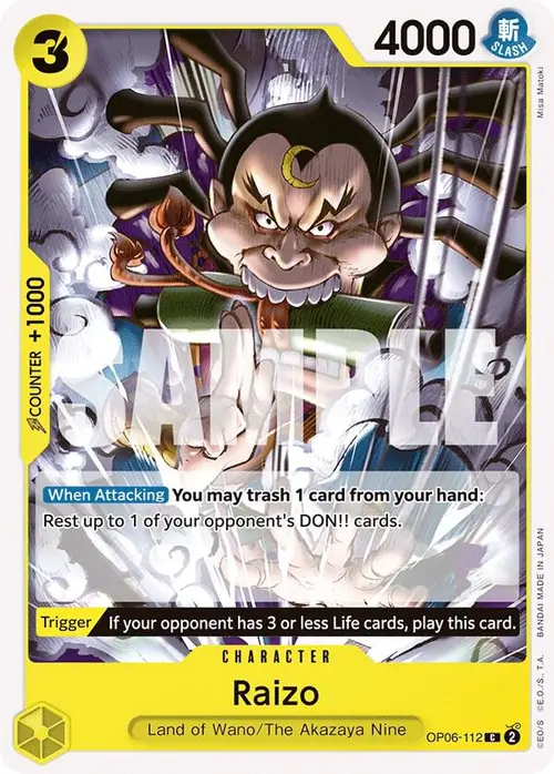 Raizo card art