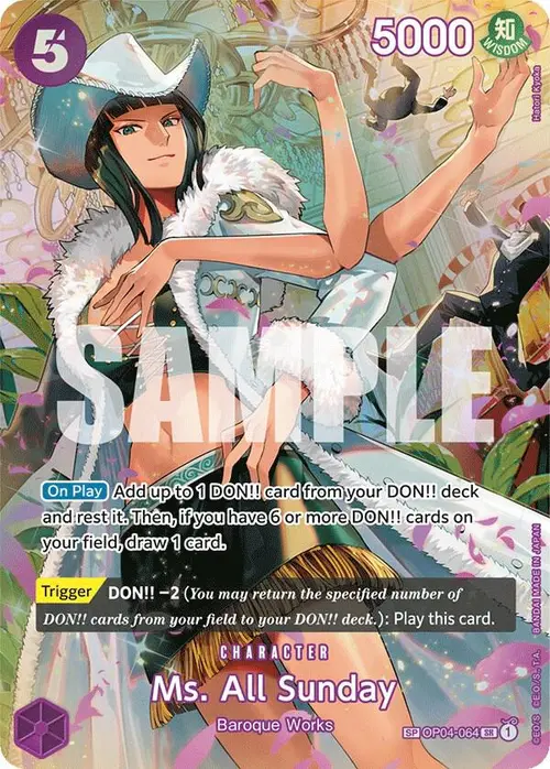 Ms. All Sunday (SP) card art