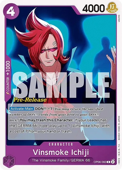 Vinsmoke Ichiji (060) card art