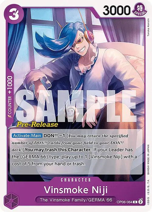 Vinsmoke Niji (064) card art