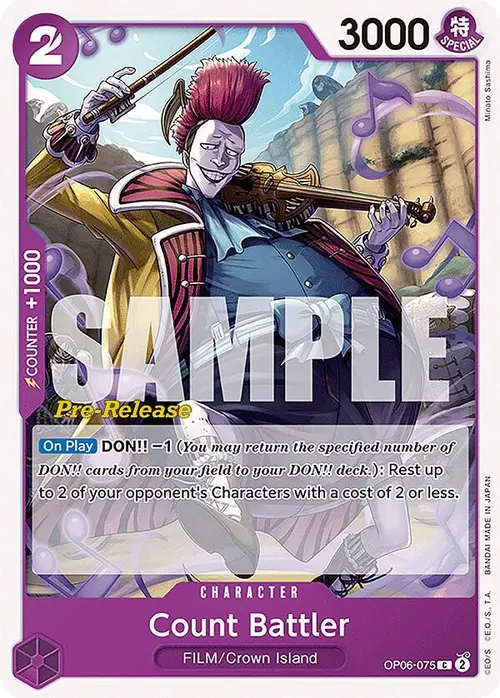 Count Battler card art