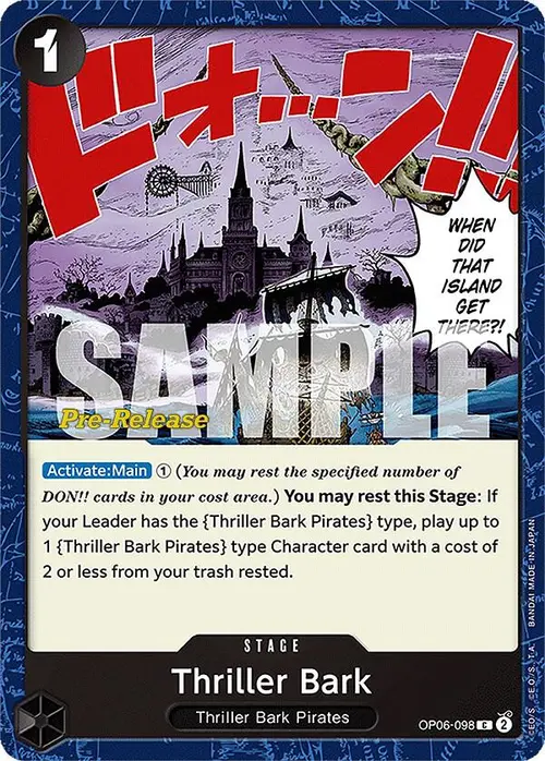 Thriller Bark card art