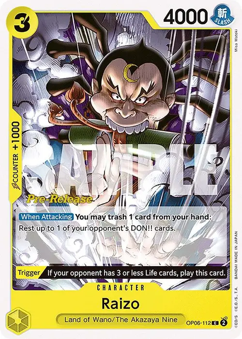 Raizo card art
