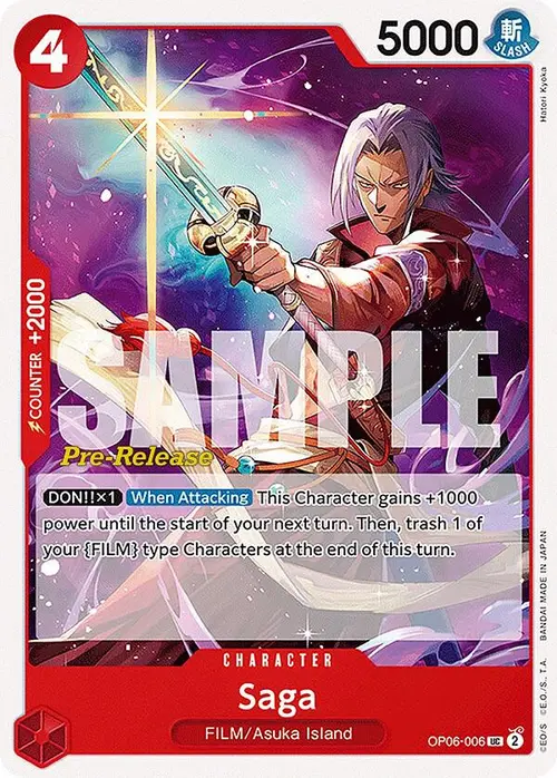Saga card art