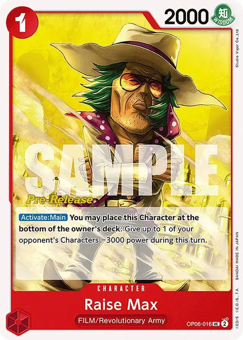 Raise Max card art