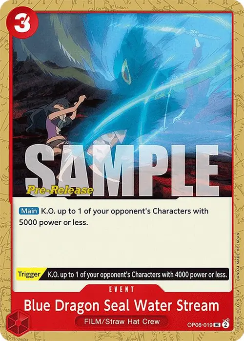 Blue Dragon Seal Water Stream card art