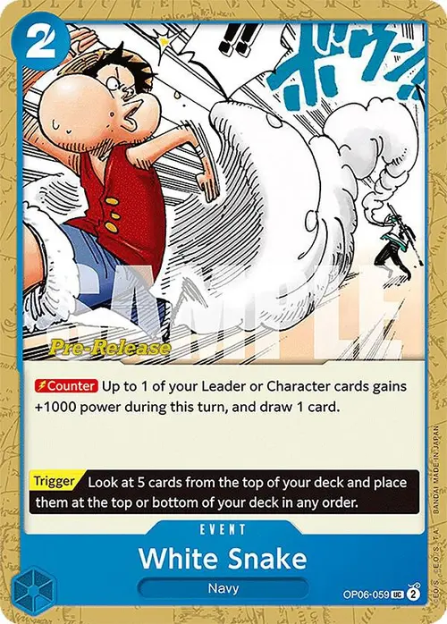 White Snake card art
