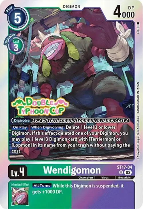 Wendigomon card art