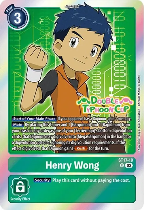 Henry Wong card art