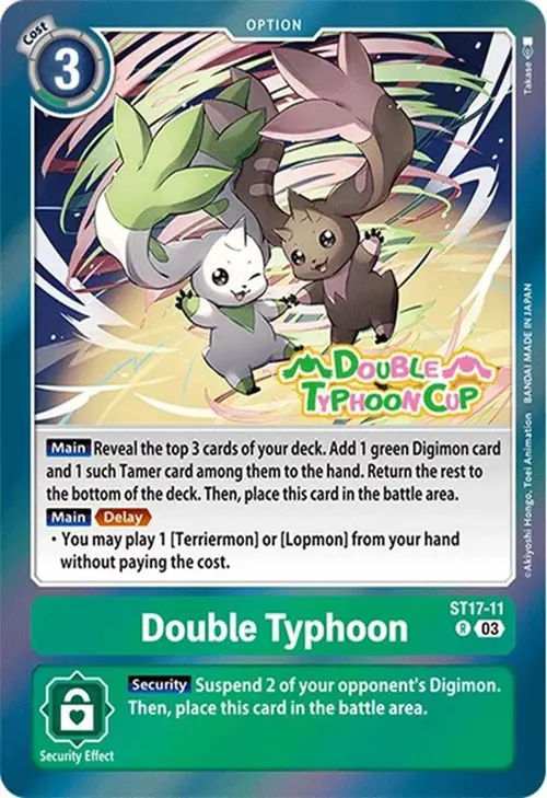 Double Typhoon card art