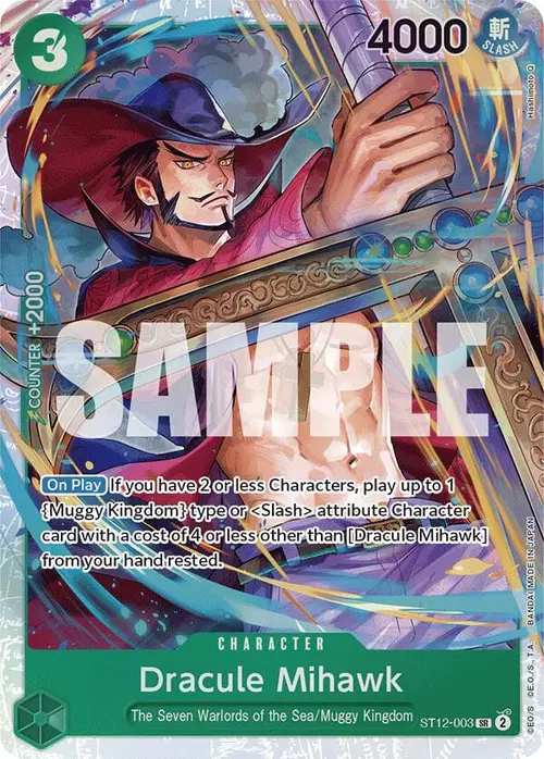 Dracule Mihawk card art
