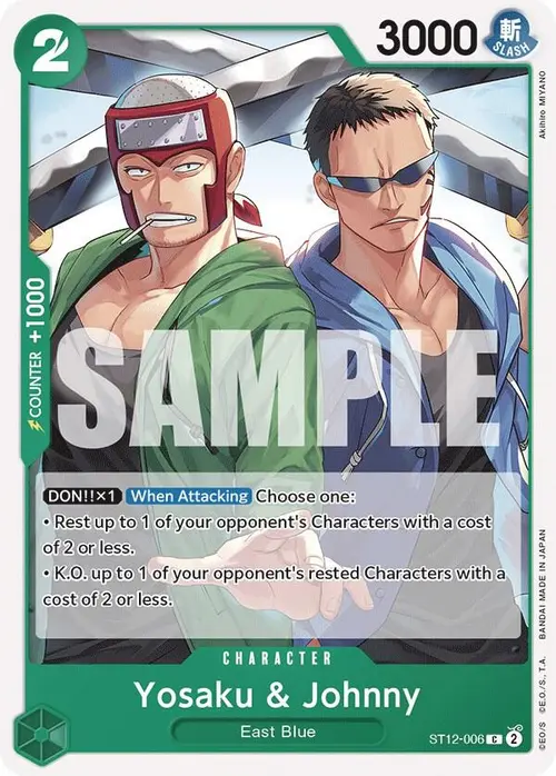 Yosaku & Johnny card art