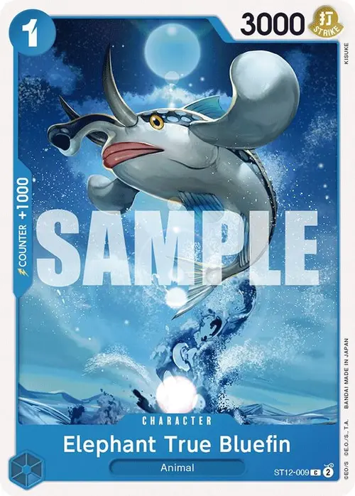 Elephant True Bluefin card art