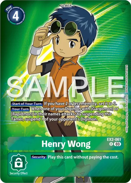 Henry Wong (Reprint) card art