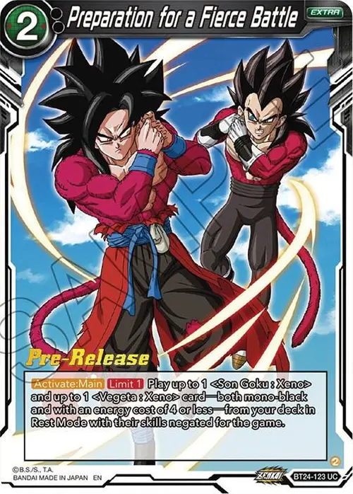 Preparation for a Fierce Battle card art