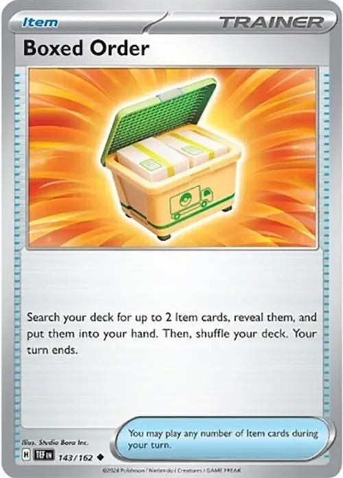 Boxed Order card art