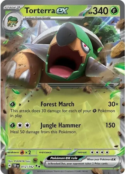 Torterra ex - 012/162 card art