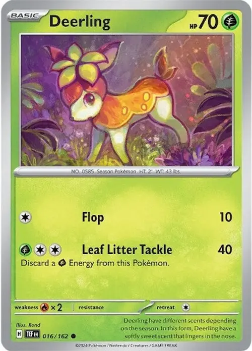 Deerling - 016/162 card art