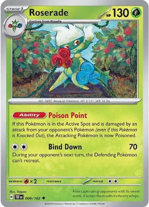 Roserade card art