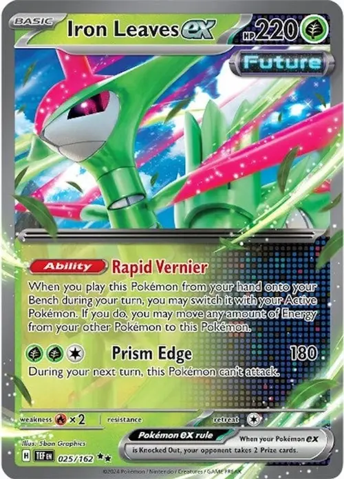 Iron Leaves ex - 025/162 card art