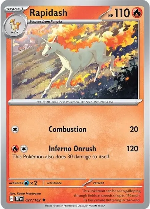 Rapidash card art