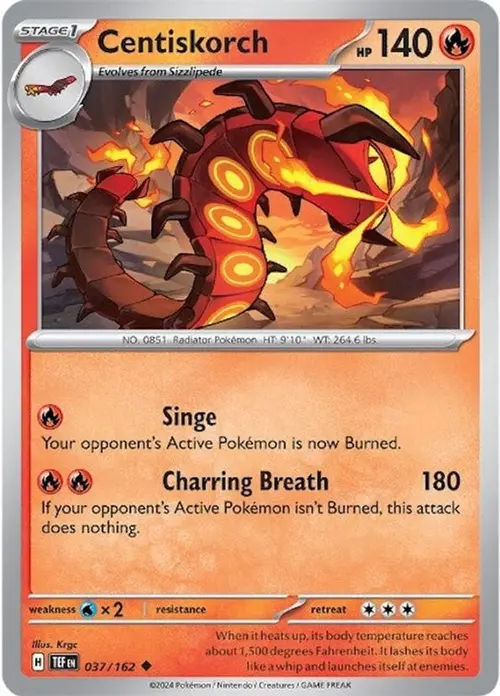 Centiskorch card art