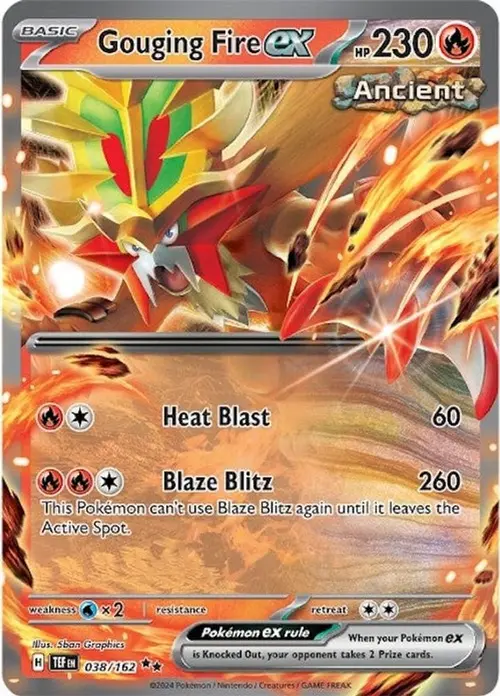 Gouging Fire ex - 038/162 card art