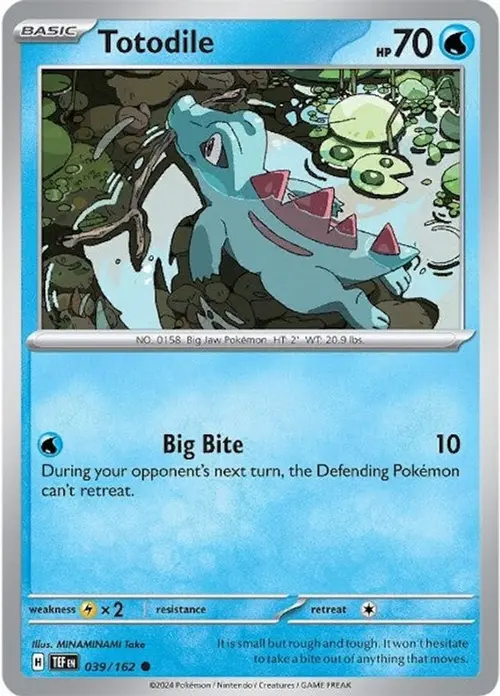 Totodile card art