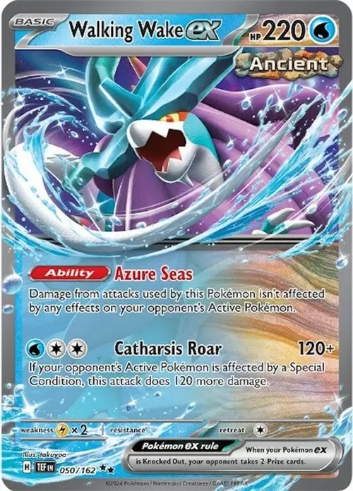 Walking Wake ex - 050/162 card art