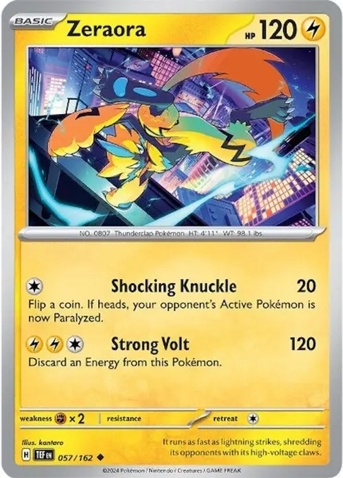 Zeraora card art