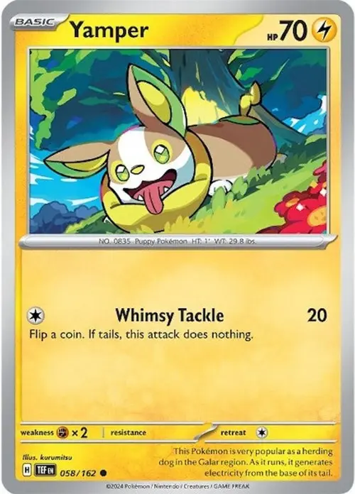 Yamper card art