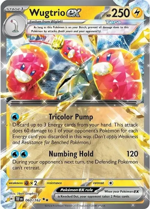 Wugtrio ex - 060/162 card art