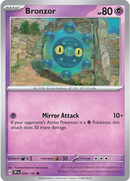 Bronzor - 068/162 card art