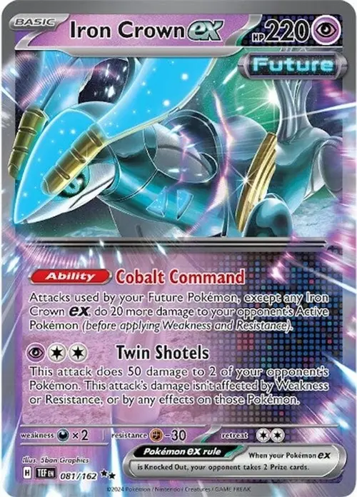 Iron Crown ex - 081/162 card art