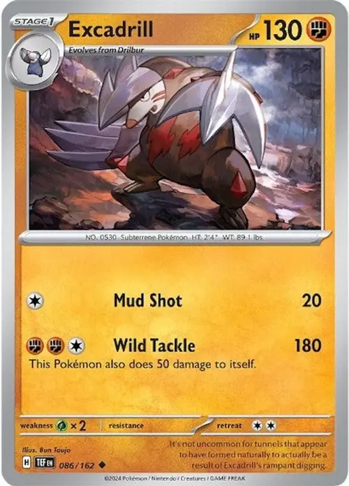 Excadrill - 086/162 card art