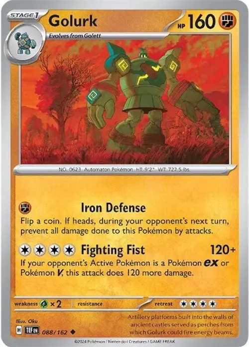 Golurk card art