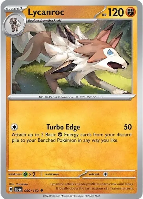 Lycanroc card art