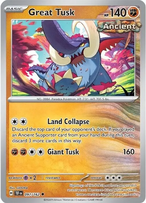 Great Tusk - 097/162 card art