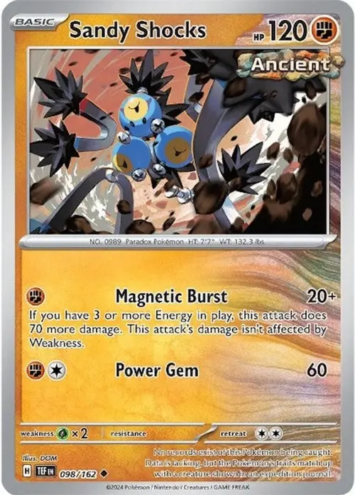 Sandy Shocks card art