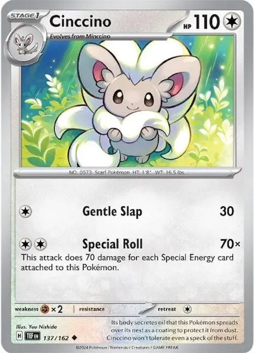 Cinccino - 137/162 card art