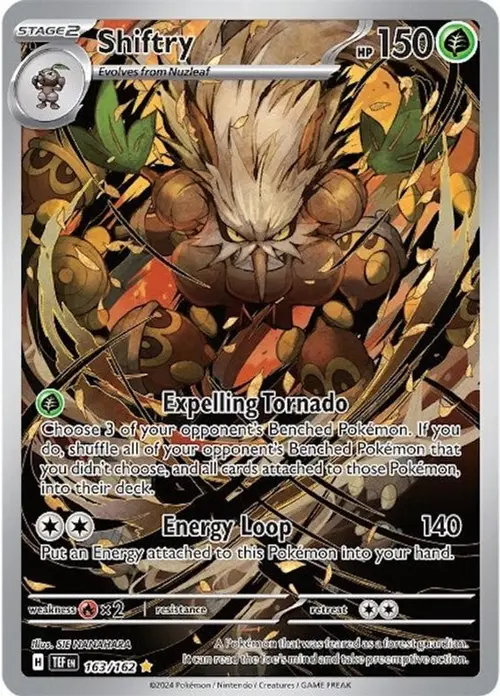 Shiftry - 163/162 card art