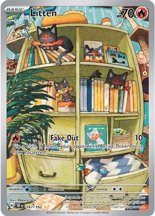 Litten - 167/162 card art