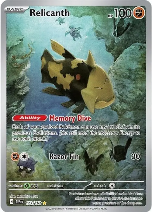Relicanth - 173/162 card art